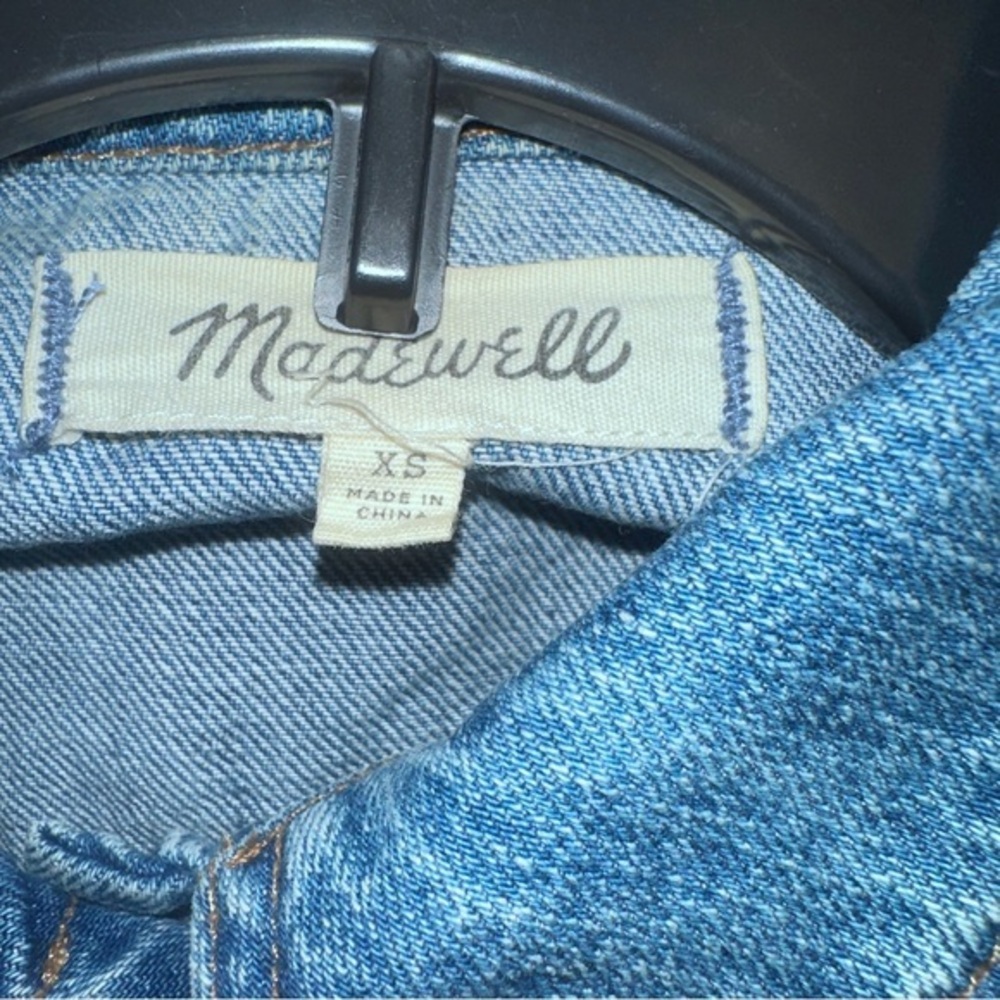Madewell blue denim jean’s jacket‎ size XS - Picture 4 of 10